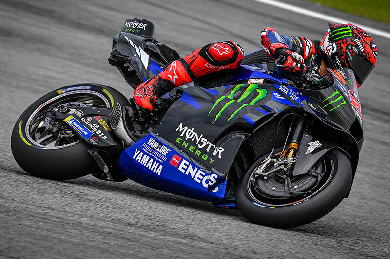 #20 法比奥·夸塔拉罗（YZR-M1）以落后第一名0.624秒之差获得第6名
